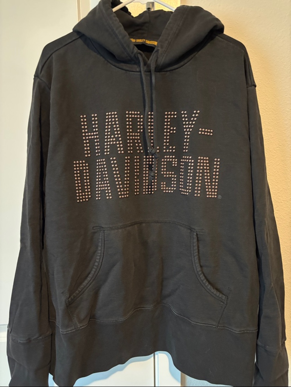 Harley-Davidson Black Studded Logo Hoodie